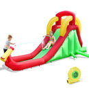 Inflatable Water Slide Bounce House with Climbing Wall Jumper and 480W Blower by LJGDeals