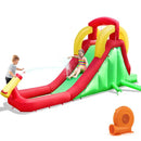 Inflatable Water Slide Bounce House with Climbing Wall and Jumper with 380W Blower by LJGDeals