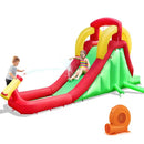 Inflatable Water Slide Bounce House with Climbing Wall and Jumper with 550W Blower by LJGDeals