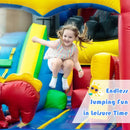 Inflatable Bounce House Castle Jumper Without Blower by LJGDeals
