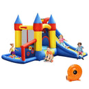 Inflatable Bounce House with Basketball Rim and 780W Blower by LJGDeals