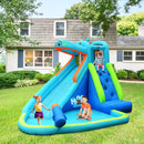 Hippo Inflatable Water Slide Bounce House with 740W Blower by LJGDeals