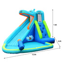 Hippo Inflatable Water Slide Bounce House with 740W Blower by LJGDeals