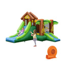Kids Inflatable Jungle Bounce House Castle with 680W Blower by LJGDeals