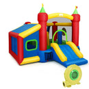 7-in-1 Kids Inflatable Bounce House with Ocean Balls and 480W Blower by LJGDeals
