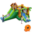 Kids Inflatable Jungle Bounce House Castle with 735W Blower by LJGDeals