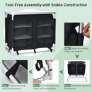Outdoor Camping Cooking Table with Storage Organizer by LJGDeals