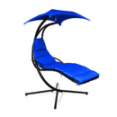 Hanging Stand Chaise Lounger Swing Chair with Pillow by LJGDeals