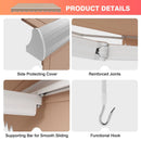 8 x 6.6 Feet Patio Retractable Awning with Manual Crank Handle by LJGDeals