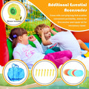 Outdoor Indoor Inflatable Kids Bounce House with 480W Air Blower by LJGDeals