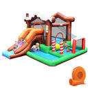 Kids Inflatable Bounce House Jumping Castle Slide Climber Bouncer with 550W Blower by LJGDeals