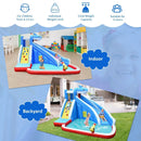 4-in-1 Inflatable Water Slide Park with Long Slide and 735W Blower by LJGDeals