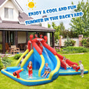 Inflatable Water Slide Crab Dual Slide Bounce House without Blower by LJGDeals