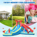 Inflatable Water Slide Crab Dual Slide Bounce House without Blower by LJGDeals