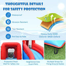 Inflatable Water Slide Crab Dual Slide Bounce House without Blower by LJGDeals