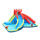 Inflatable Water Slide Crab Dual Slide Bounce House without Blower by LJGDeals