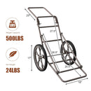 Larger Capacity Folding Deer Game Cart by LJGDeals
