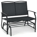 Iron Patio Rocking Chair for Outdoor Backyard and Lawn by LJGDeals
