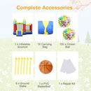 Inflatable Bounce Slide Jumping Castle Without Blower by LJGDeals