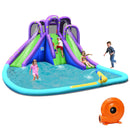 Inflatable Water Park Mighty Bounce House with Pool and 780W Blower by LJGDeals