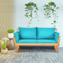 Adjustable Patio Convertible Sofa with Thick Cushion by LJGDeals
