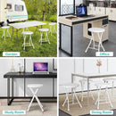 Set of 4 18 Inch Collapsible Round Stools with Handle by LJGDeals