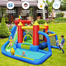 Inflatable Bounce House Splash Pool with Water Climb Slide Blower included by LJGDeals