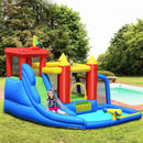 Inflatable Bounce House Splash Pool with Water Climb Slide Blower included by LJGDeals