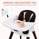 3-In-1 Adjustable Baby High Chair with Soft Seat Cushion for Toddlers by LJGDeals