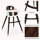 3-In-1 Adjustable Baby High Chair with Soft Seat Cushion for Toddlers by LJGDeals
