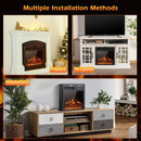 18/22.5 Inch Electric Fireplace Insert with 7 by LJGDeals