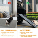 63 Feet Upgrade Folding Pet Ramp Portable Dog Ramp with Steel Frame by LJGDeals