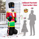 8 Feet Inflatable Nutcracker Soldier with 2 Built-in LED Lights by LJGDeals