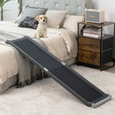 63 Feet Upgrade Folding Pet Ramp Portable Dog Ramp with Steel Frame by LJGDeals