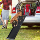 63 Feet Upgrade Folding Pet Ramp Portable Dog Ramp with Steel Frame by LJGDeals