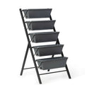 5-Tier Raised Garden Bed with Water Drainage for Flowers Vegetables by LJGDeals