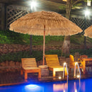 6.5 Feet Portable Thatched Tiki Beach Umbrella with Adjustable Tilt by LJGDeals