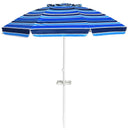7.2 Feet Portable Outdoor Beach Umbrella with Sand Anchor and Tilt Mechanism by LJGDeals