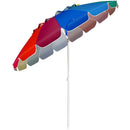 8FT Portable Beach Umbrella with Sand Anchor and Tilt Mechanism for Garden and Patio by LJGDeals