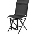 All weather Outdoor Foldable 360 Degree Swivel Chair with Iron Frame by LJGDeals