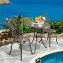 3 Pieces Cast Aluminum Bistro Set by LJGDeals