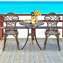 3 Pieces Cast Aluminum Bistro Set by LJGDeals