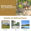 3 Pieces Cast Aluminum Bistro Set by LJGDeals