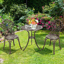 3 Pieces Cast Aluminum Bistro Set by LJGDeals