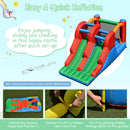 3-in-1 Dual Slides Jumping Castle Bouncer without Blower by LJGDeals