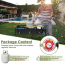 225000 BTU Portable Propane 3 Burner Gas Cooker by LJGDeals
