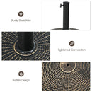 22Lbs Patio Resin Umbrella Base with Wicker Style for Outdoor Use by LJGDeals