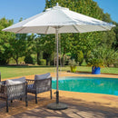22Lbs Patio Resin Umbrella Base with Wicker Style for Outdoor Use by LJGDeals