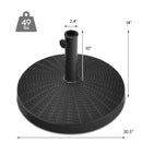 49 LBS Patio Resin Umbrella Base Stand for Outdoor by LJGDeals
