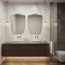 Shield Wall Mirror - Gio Ponti Style Brass Mirror